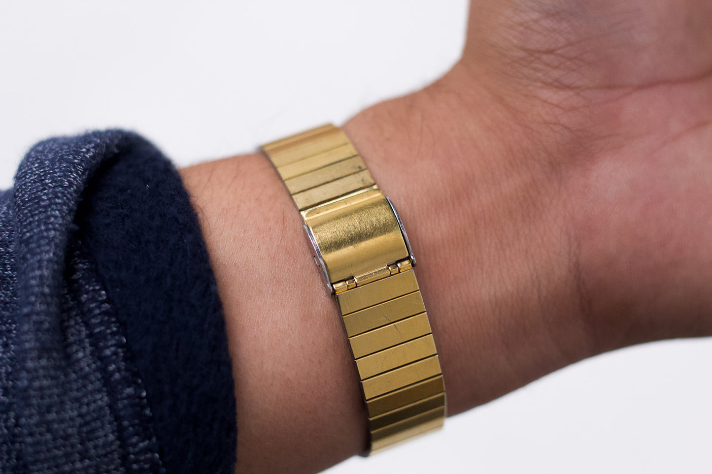 1983 Seiko Quartz Golden Tank Style Men's Wrist-Watch