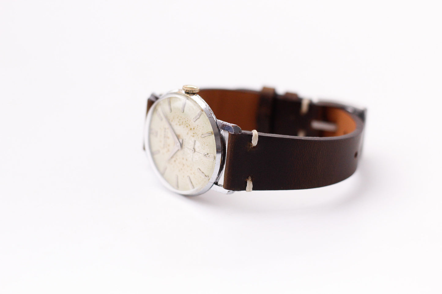 1960s Waltham Hallmark Mechanical Tropical Dial Men's Wrist-Watch