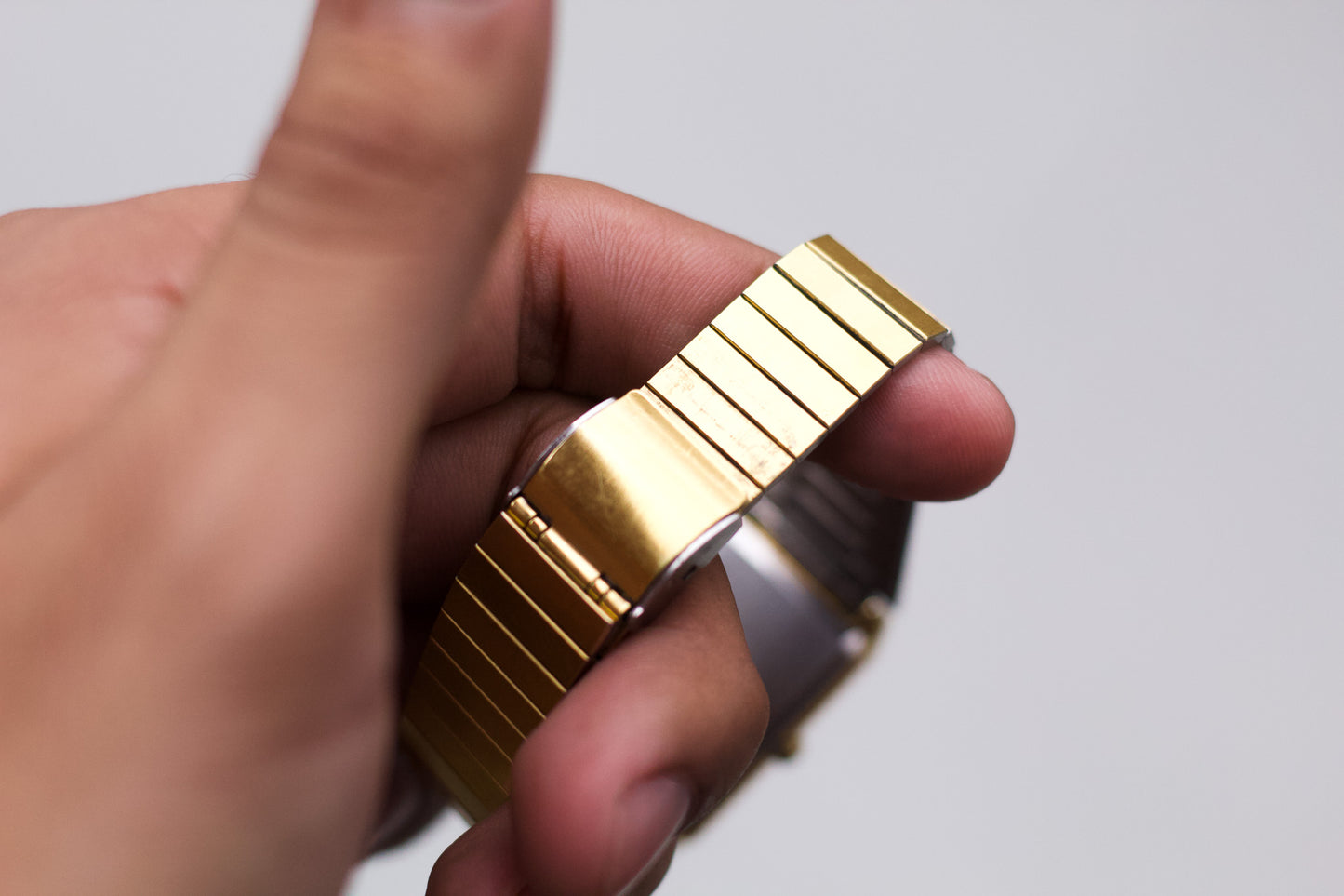 1983 Seiko Quartz Golden Tank Style Men's Wrist-Watch