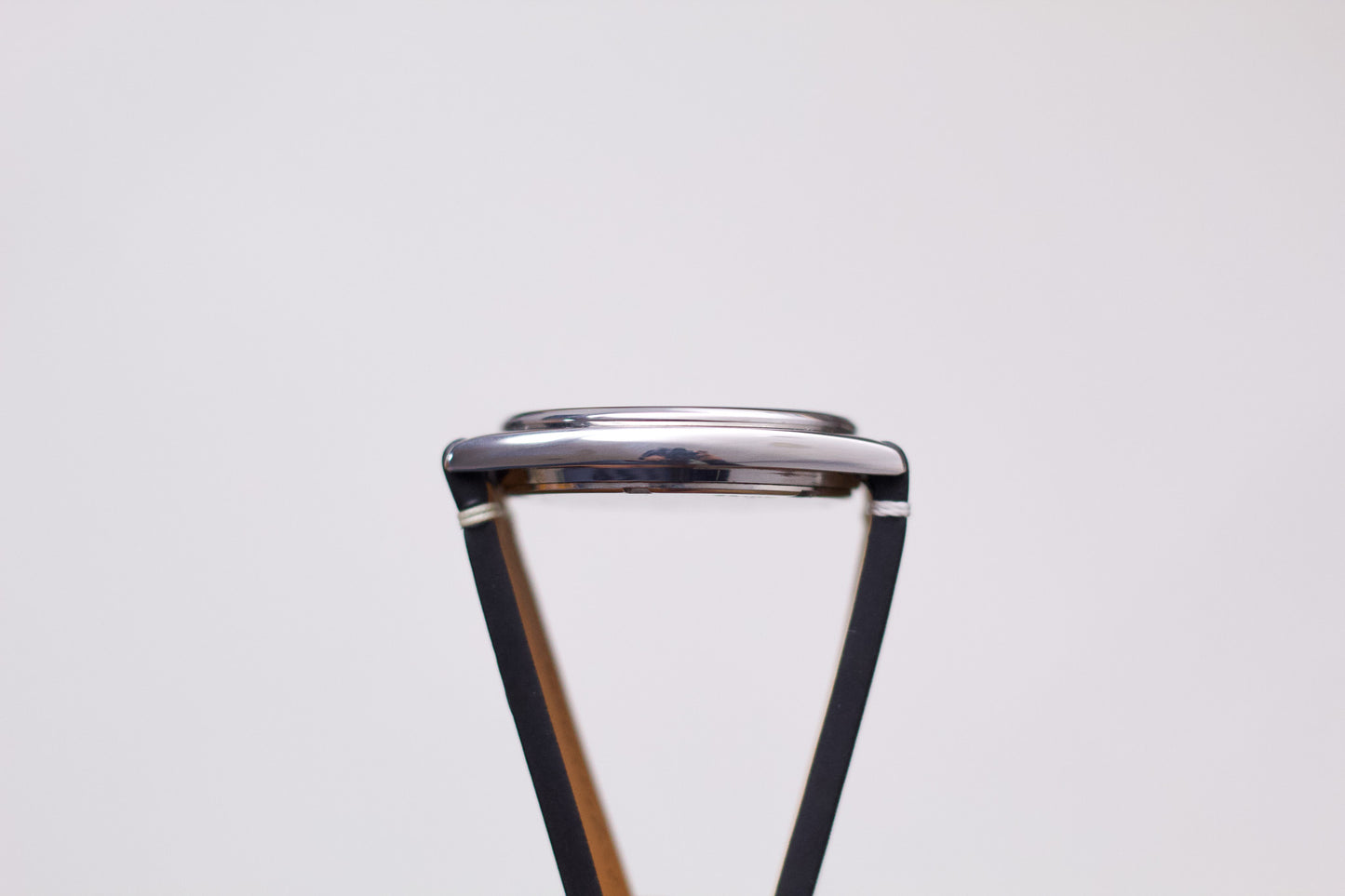 1990 Seiko SQ White Railroad Dial Men's Wrist-Watch