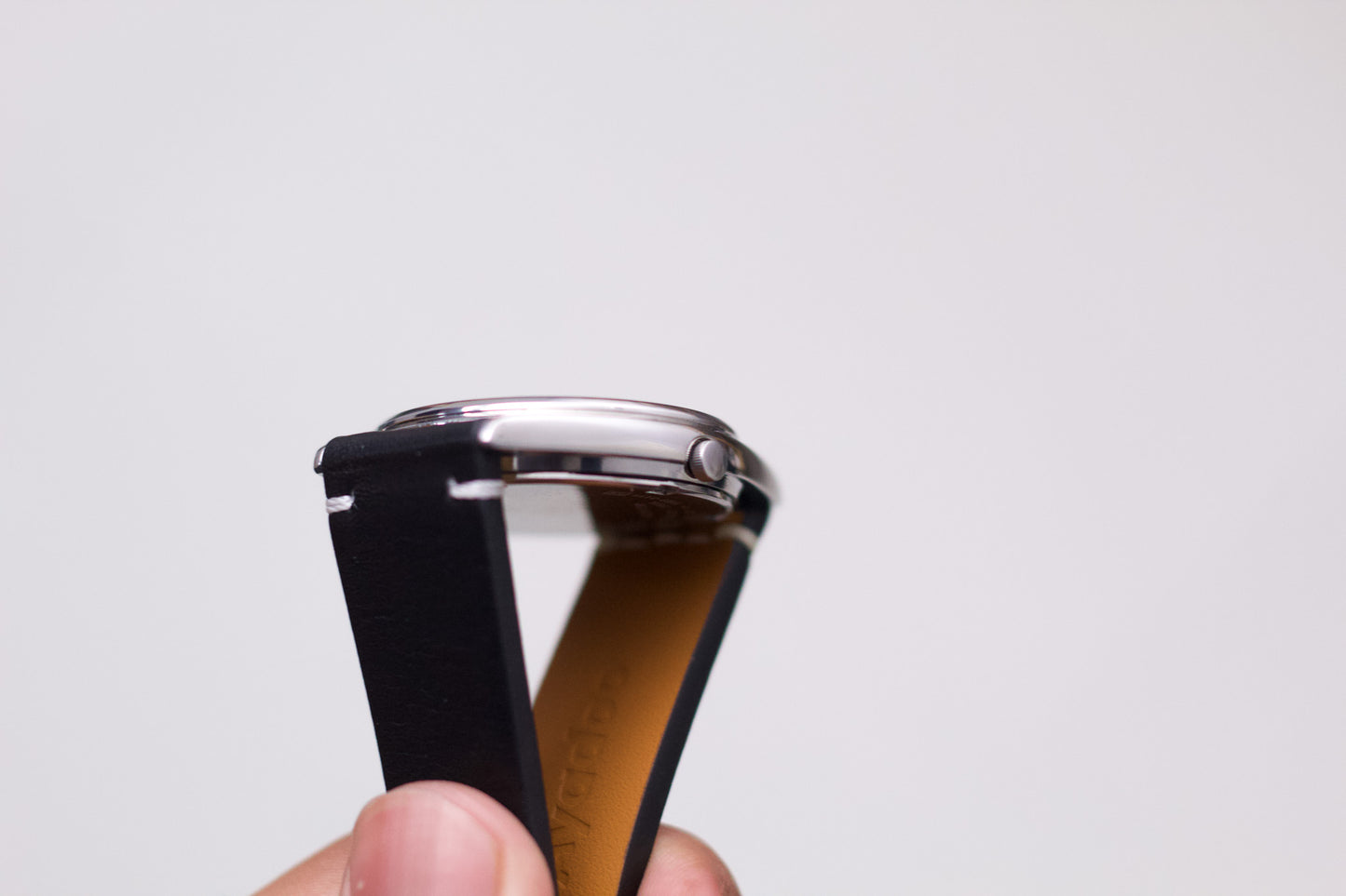 1990 Seiko SQ White Railroad Dial Men's Wrist-Watch