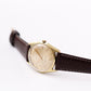 1960s Croton Automatic Golden Sunburst Dial Men's Wrist-Watch