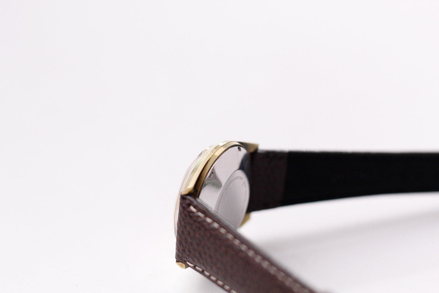 1960s Croton Automatic Golden Sunburst Dial Men's Wrist-Watch