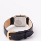 1990s Lorus Quartz Inky Black Dial Tank Men's Wrist-Watch