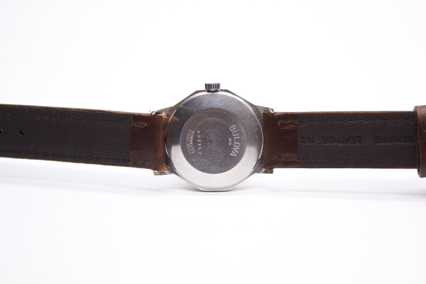 [Serviced] 1960s Bulova Automatic Silver Sunburst Wrist-Watch