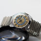 1970s Benrus Mechanical Light Golden Sunburst Dial Men's Wrist-Watch