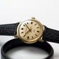 [Serviced] 1960s Caravelle Mechanical Cream Golden Dial Men's Wrist-Watch