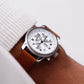 2000s Timex Quartz Chronograph Stark White Dial Men's Wrist-Watch