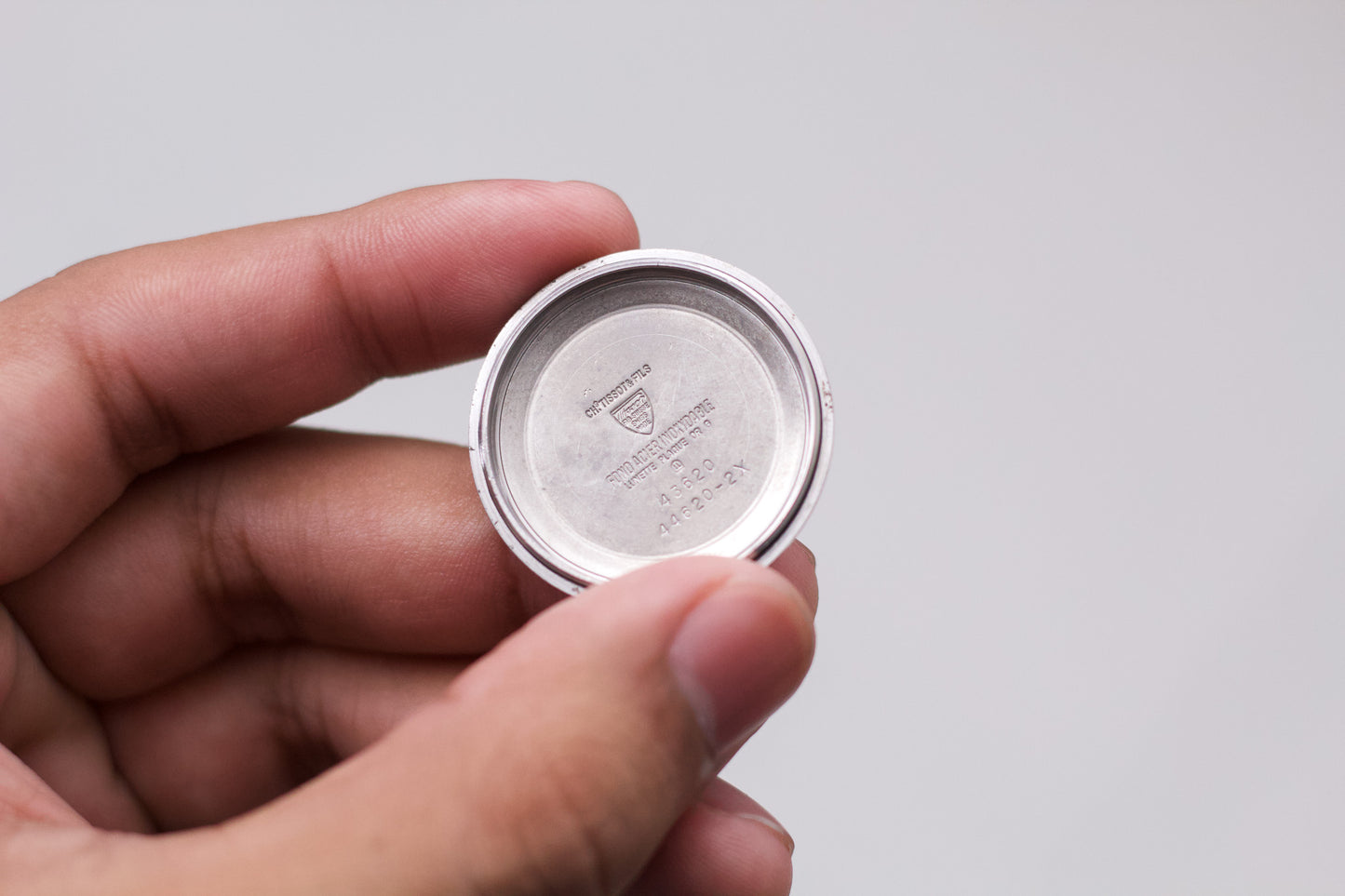 [Serviced] 1970s Tissot Automatic PR-516 Straight Grain Silver Dial Men's Wrist-Watch