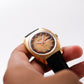 [Serviced] 1970s Gruen Automatic Tiger Eye Dial Men's Wrist-Watch