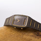 [Near Mint] 1986 Seiko Ana-Digi Straight Grain Gray Dial Men's Wrist-Watch