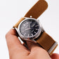2000 Seiko Solar Black Sunburst Dial Men's Wrist-Watch