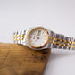 1996 Seiko Quartz Stark White Dial Two Tone Lady's Wrist-Watch