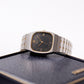 1983 Seiko Quartz Straight Grain Gray Dial Men's Wrist-Watch W/Box