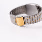 1983 Seiko Quartz Straight Grain Gray Dial Men's Wrist-Watch W/Box