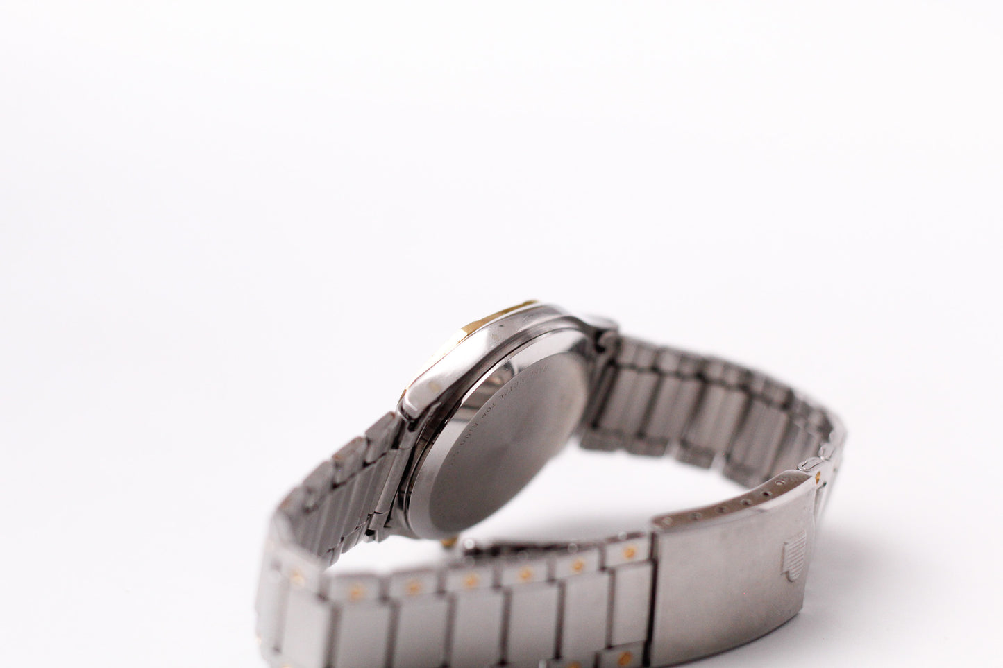 1981 Pulsar Quartz 'Baby Santos' Two Tone Case Men's Wrist Watch