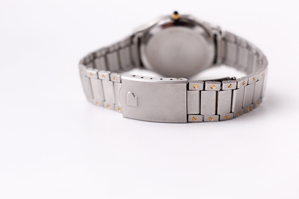 1981 Pulsar Quartz 'Baby Santos' Two Tone Case Men's Wrist Watch