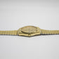 1980 Seiko SQ Cross Grain Textured Golden Dial Men's Wrist-Watch W/Box & Tag
