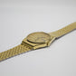 1980 Seiko SQ Cross Grain Textured Golden Dial Men's Wrist-Watch W/Box & Tag