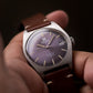 [Serviced] 1970s Tissot Seastar Automatic Freckled Midnight Purple Dial Men's Wrist-Watch