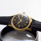 [Serviced] 1960s Bulova Caravelle Inky Black Dial Men's Mechanical Wrist-Watch