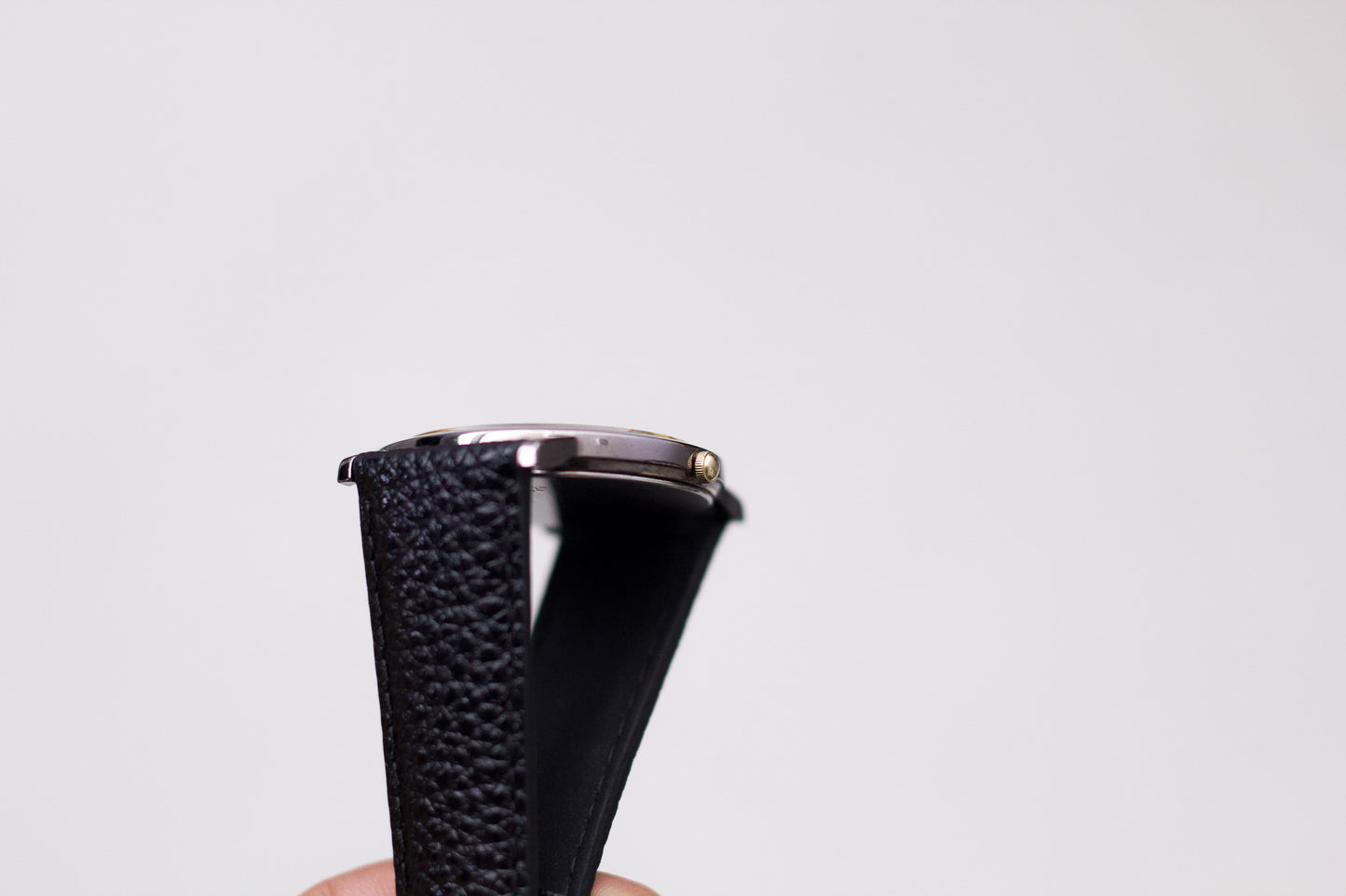 1994 Seiko Quartz Inky Black Dial Men's Wrist Watch