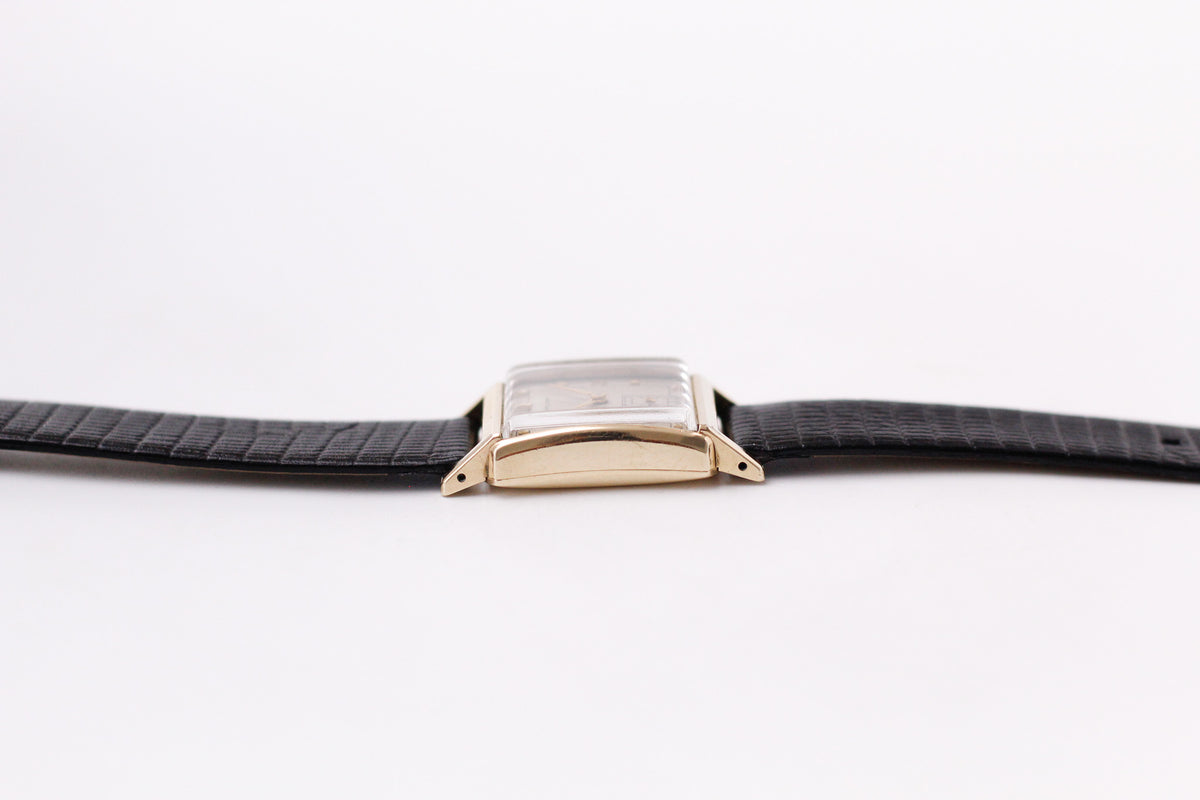 [Serviced] 1950s Hamilton Mechanical Art Deco Men's Wrist-Watch