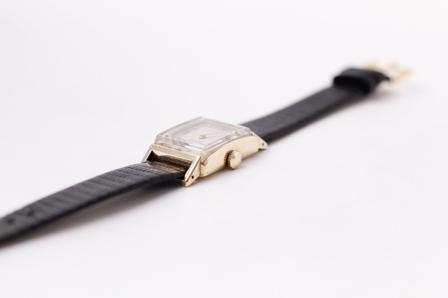 [Serviced] 1950s Hamilton Mechanical Art Deco Men's Wrist-Watch