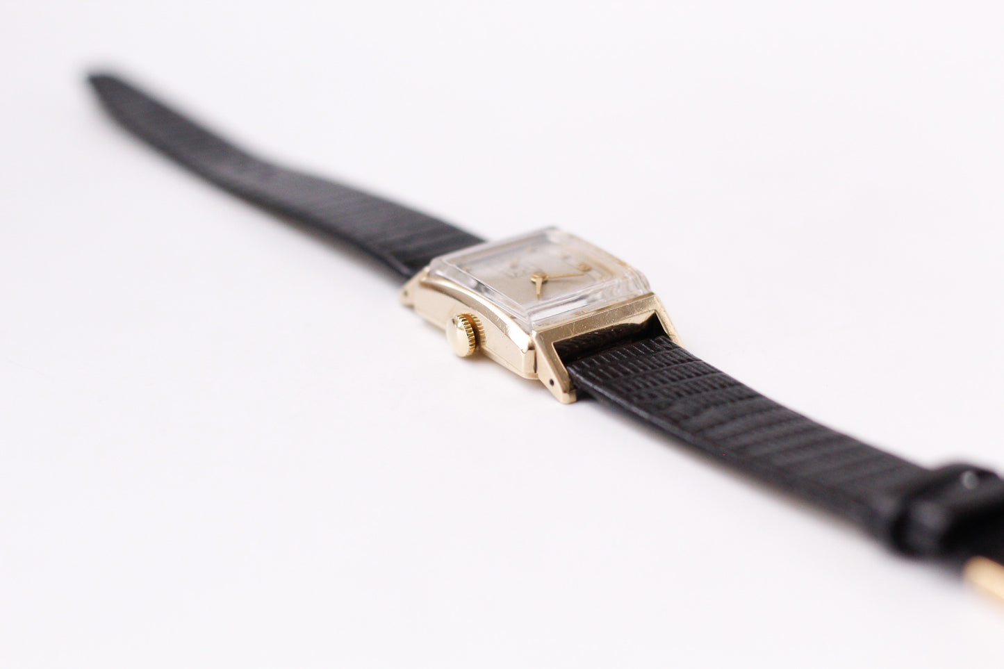 [Serviced] 1950s Hamilton Mechanical Art Deco Men's Wrist-Watch