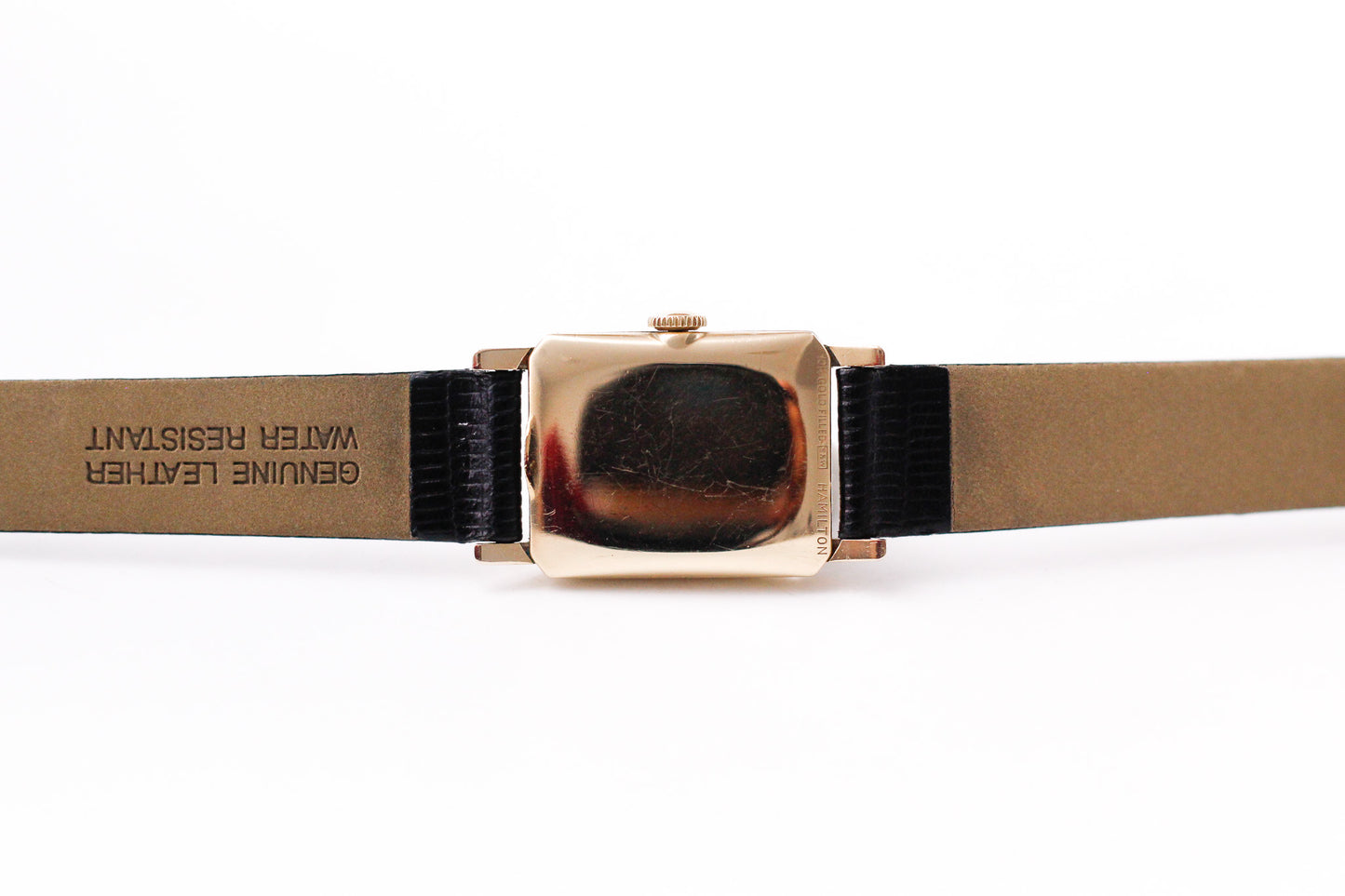 [Serviced] 1950s Hamilton Mechanical Art Deco Men's Wrist-Watch