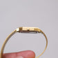 [New Old Stock] 1990s Citizen Quartz Golden Textured Dial Men's Wrist-Watch W/Box