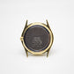 1986 Seiko Quartz Golden Roman Moon-phase Dial Men's Wrist-Watch