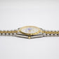2004 Pulsar Quartz Silver Sunburst Dial Custom Logo Men's Two Tone Wrist-Watch W/Box
