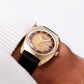 [Serviced] 1970s Gruen Automatic Tiger Eye Dial Men's Wrist-Watch