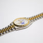 2004 Pulsar Quartz Silver Sunburst Dial Custom Logo Men's Two Tone Wrist-Watch W/Box
