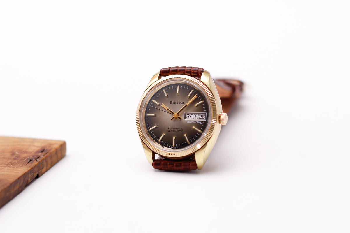[Serviced] 1977 Bulova Automatic 'Snake Eye' Dial Men's Wrist-Watch