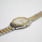 1991 Pulsar Quartz Stark White Dial Two Tone Men's Wrist-Watch