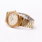 1982 Pulsar Quartz Straight Grain Golden Dial Men's Wrist-Watch