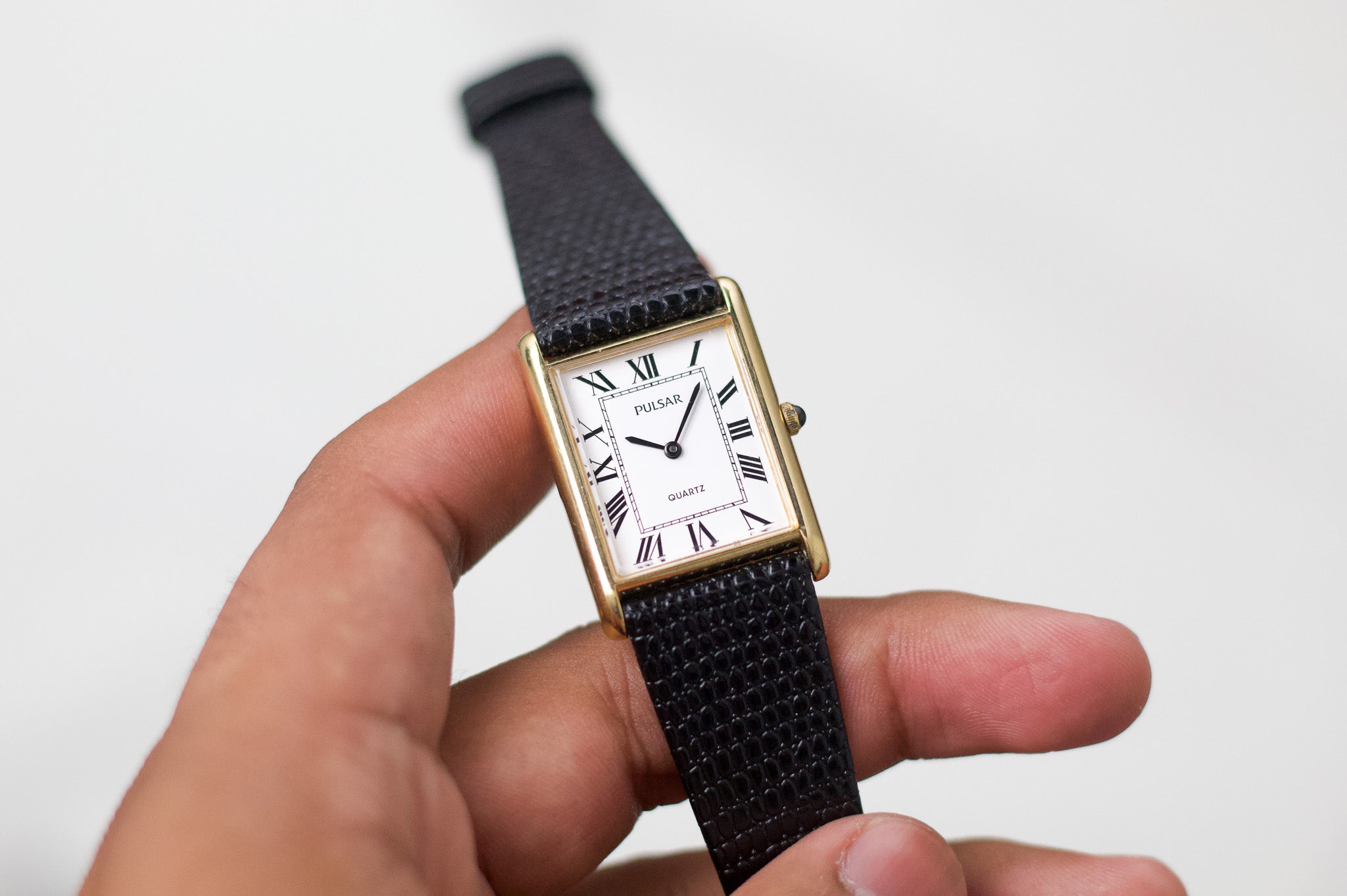 1997 Pulsar Quartz 'Roman Baby Tank' Men's Wrist-Watch – Mecalco & Co.