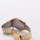 1982 Pulsar Quartz Straight Grain Golden Dial Men's Wrist-Watch