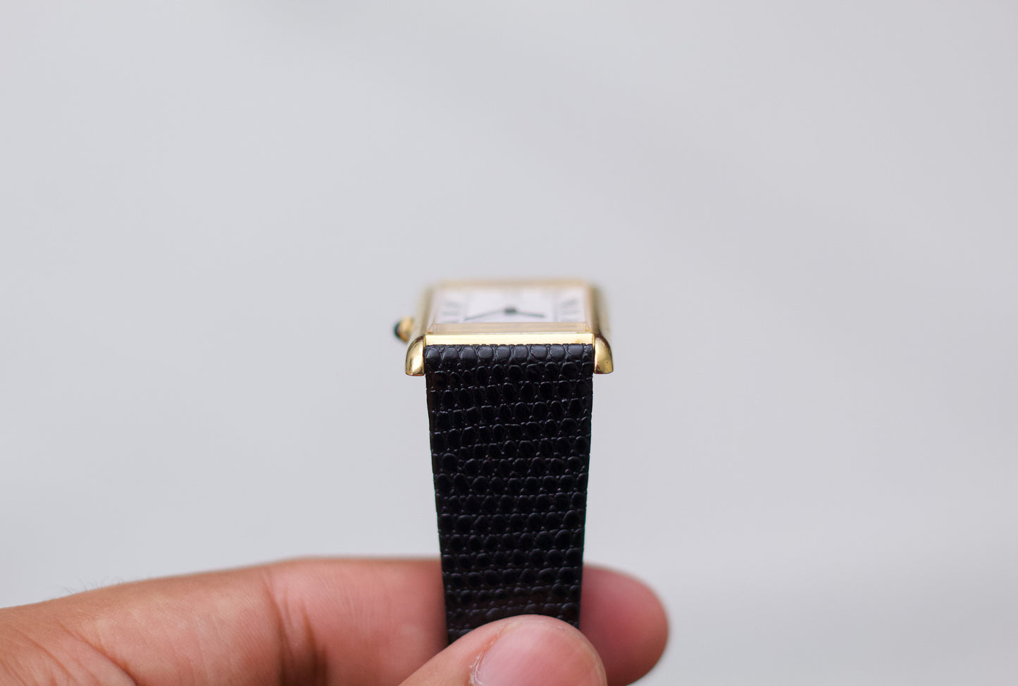 1997 Pulsar Quartz 'Roman Baby Tank' Men's Wrist-Watch