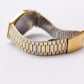 1982 Pulsar Quartz Straight Grain Golden Dial Men's Wrist-Watch