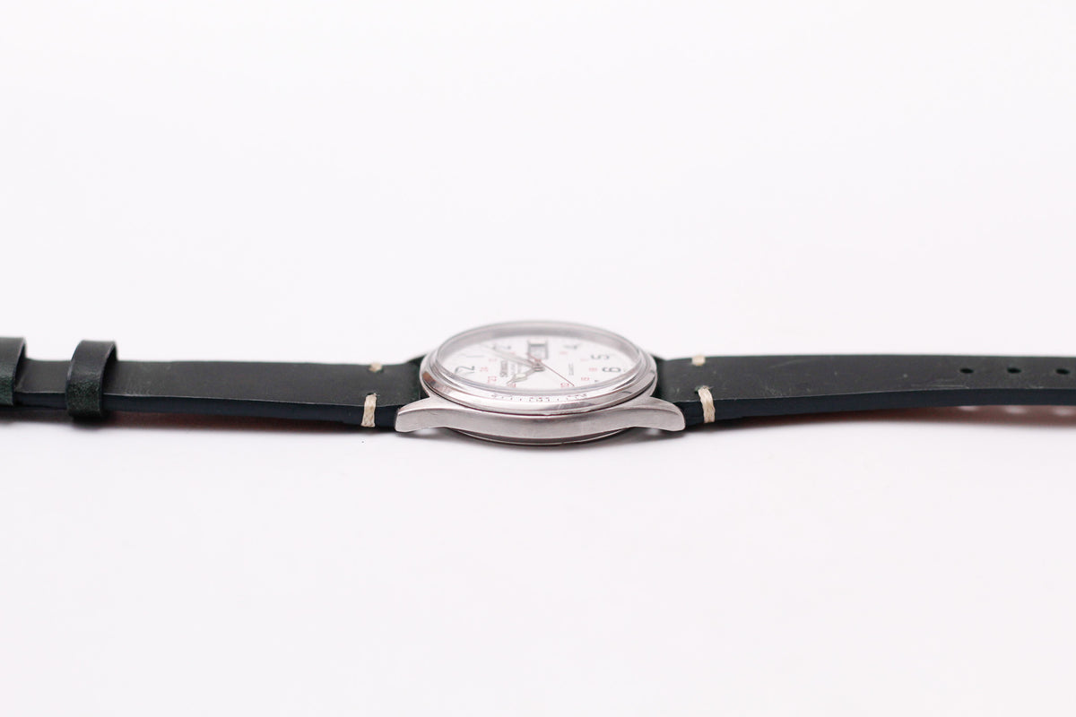 2002 Seiko Quartz Railroad Approved Dial Men's Wrist-Watch