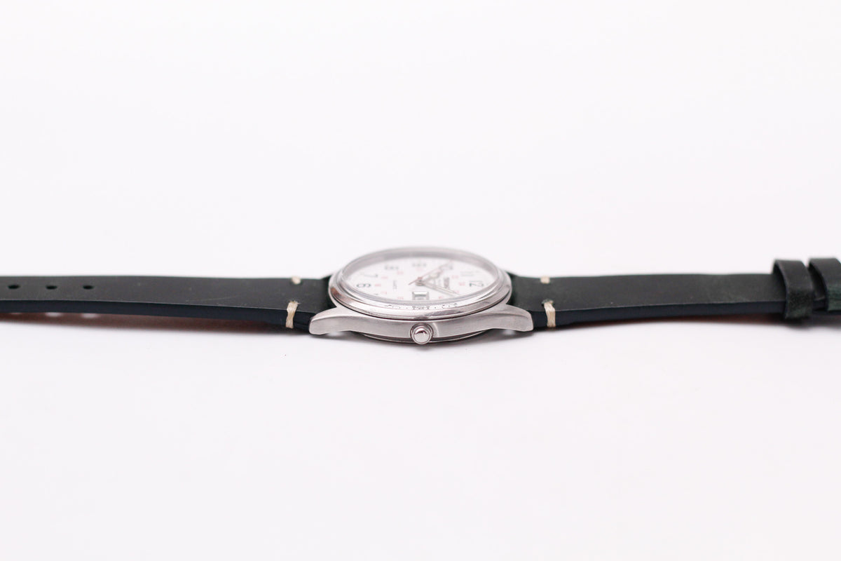 2002 Seiko Quartz Railroad Approved Dial Men's Wrist-Watch