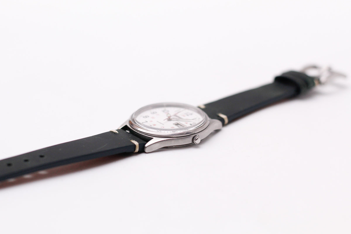 2002 Seiko Quartz Railroad Approved Dial Men's Wrist-Watch
