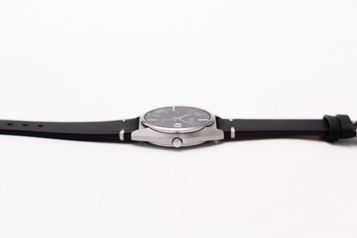 1977 Seiko Type II Quartz Midnight Blue Dial Men's Wrist-Watch