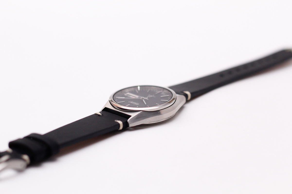 1977 Seiko Type II Quartz Midnight Blue Dial Men's Wrist-Watch