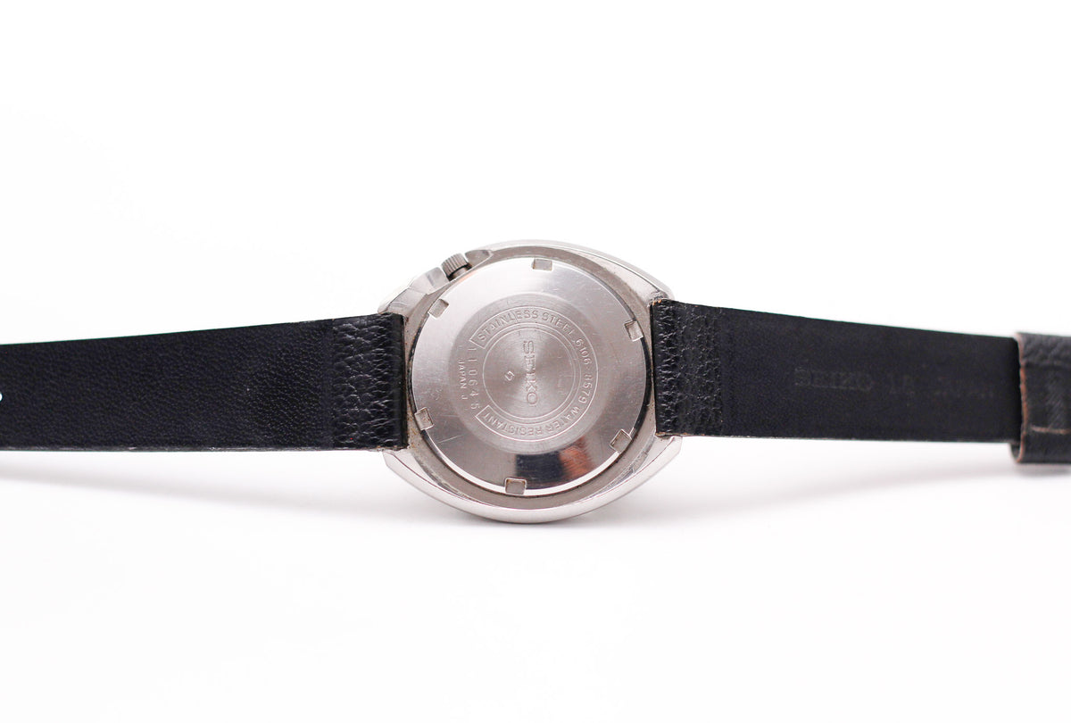 1971 Seiko Automatic Deluxe Royal Blue Sunburst Dial Men's Wrist-Watch