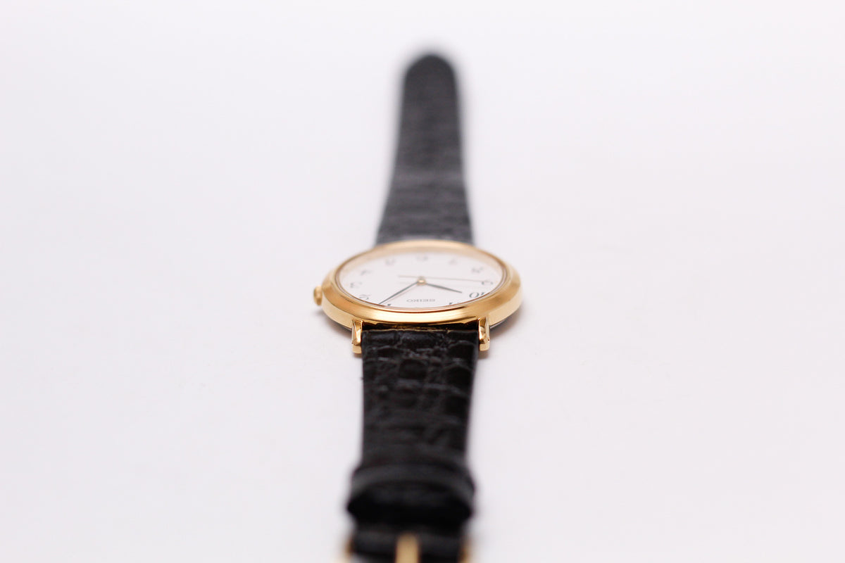 [Mint] 1991 Seiko Quartz Breguet Numeral Dial Men's Wrist-Watch W/Box & Papers