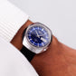 1971 Seiko Automatic Deluxe Royal Blue Sunburst Dial Men's Wrist-Watch